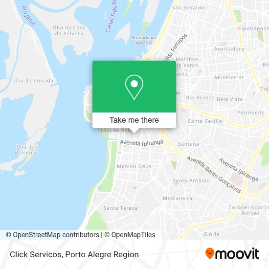 Click Servicos map