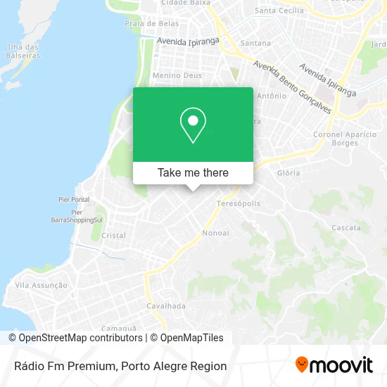 Rádio Fm Premium map