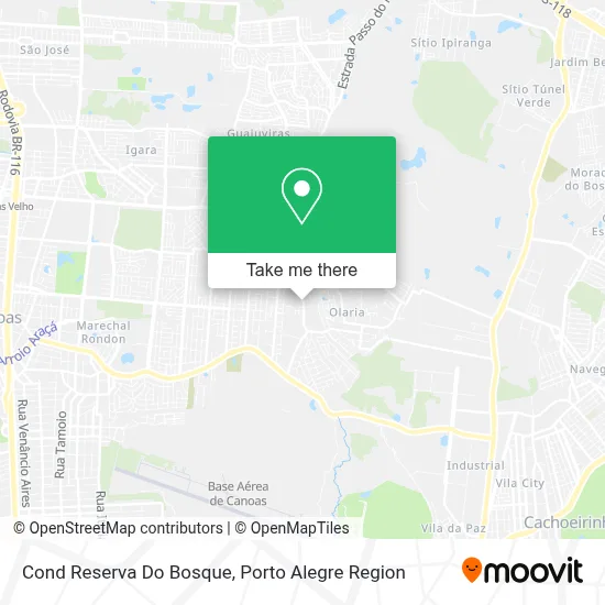 Cond Reserva Do Bosque map