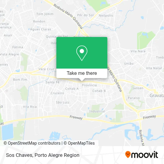 Sos Chaves map