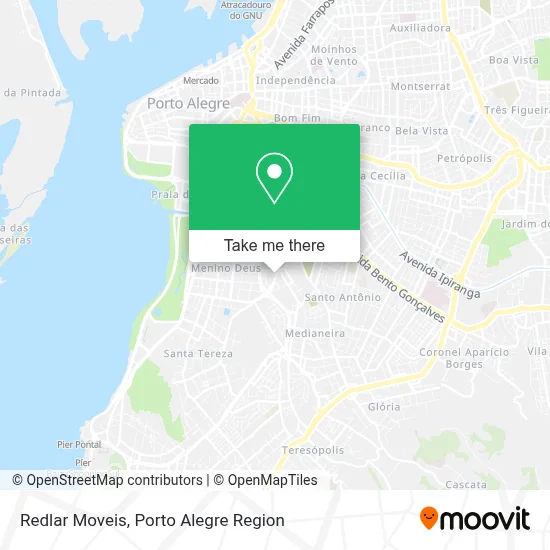 Redlar Moveis map