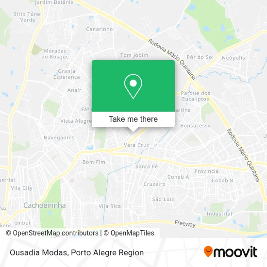 Ousadia Modas map