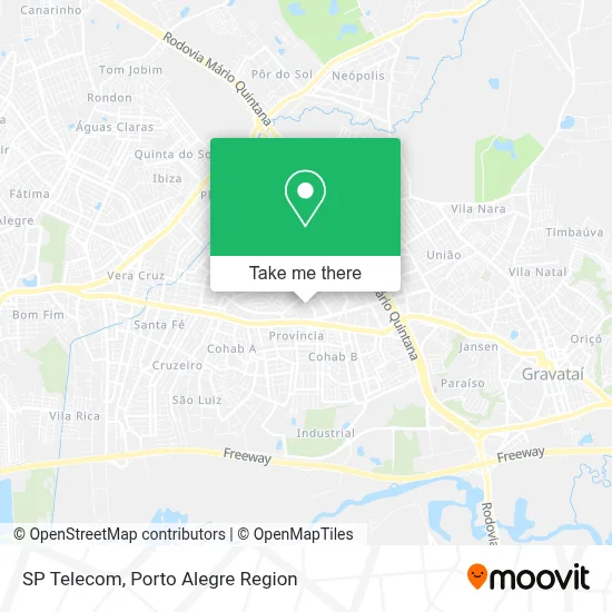 SP Telecom map