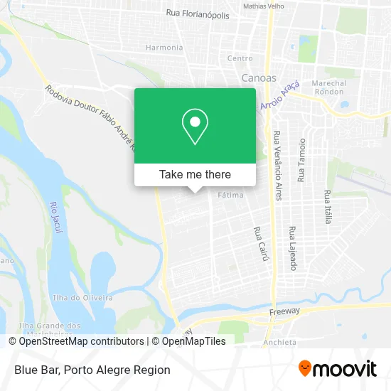 Bar Azul map