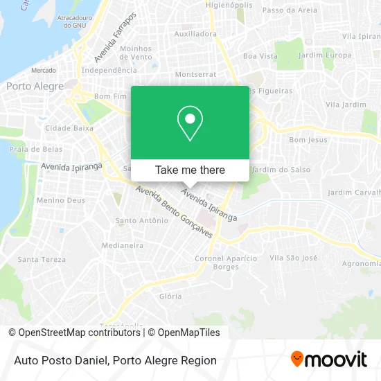 Auto Posto Daniel map