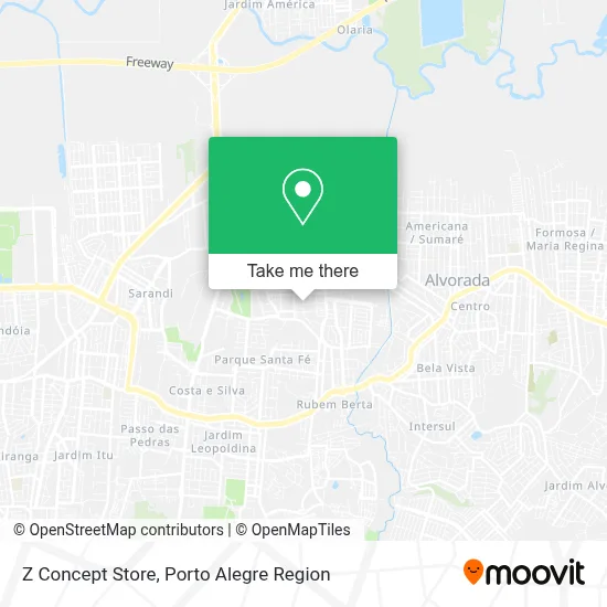 Z Concept Store map