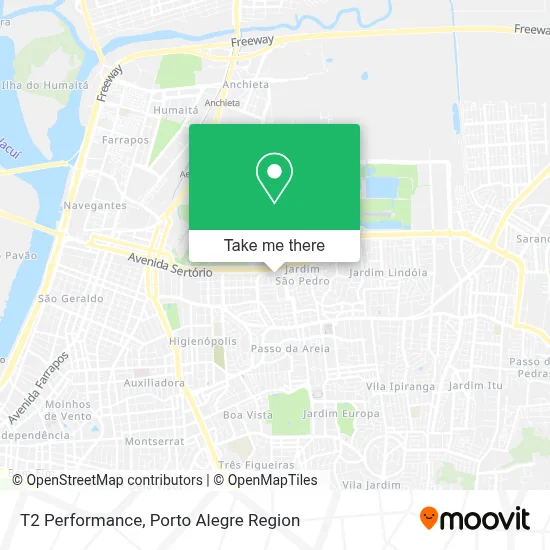 T2 Performance map