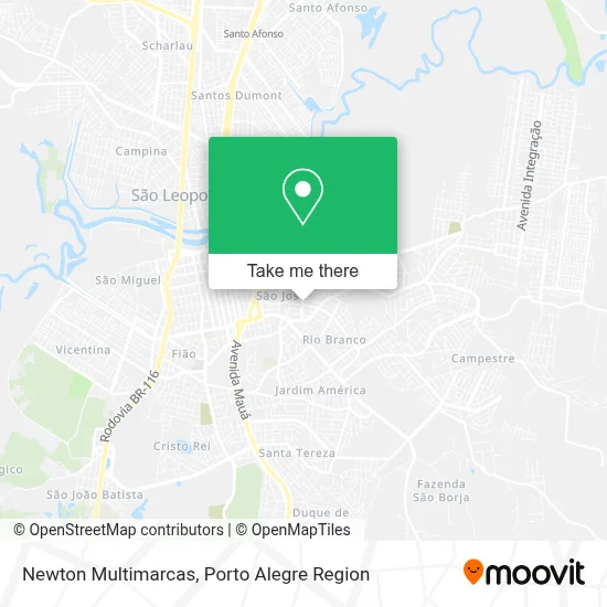 Newton Multimarcas map