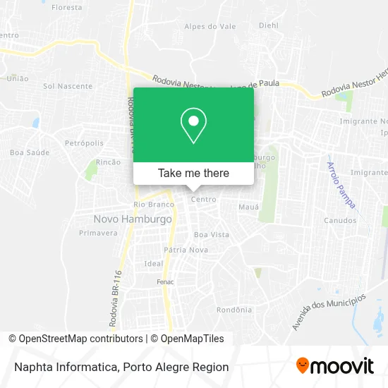 Naphta Informatica map