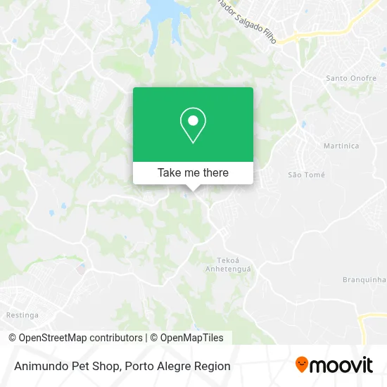 Animundo Pet Shop map