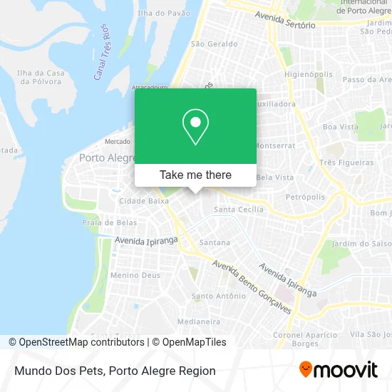 Mundo Dos Pets map