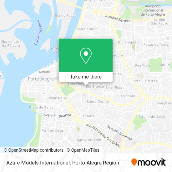 Azure Models International map