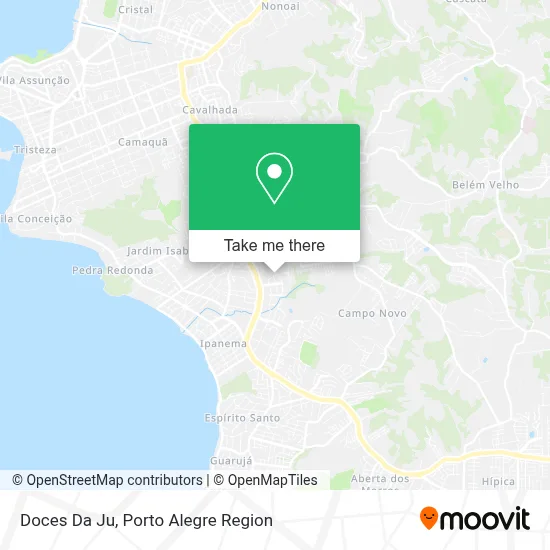 Doces Da Ju map