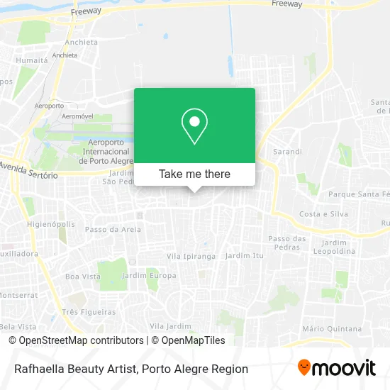 Rafhaella Beauty Artist map