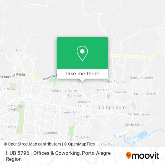 HUB 5796 - Offices & Coworking map