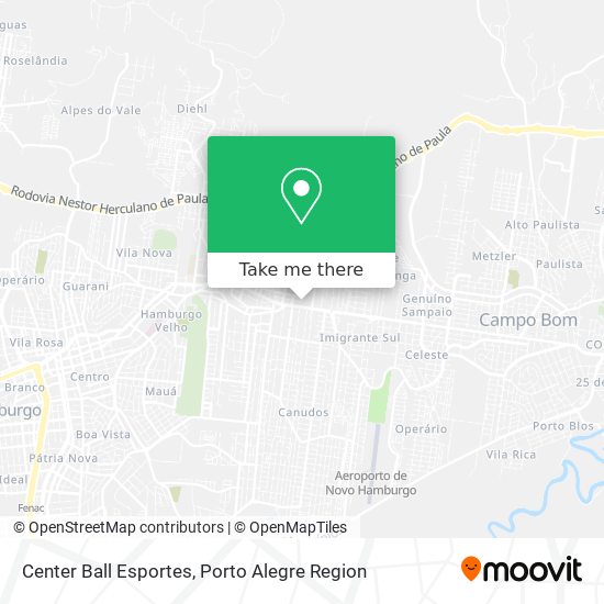 Center Ball Esportes map