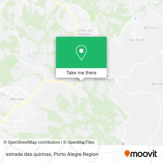 estrada das quirinas map