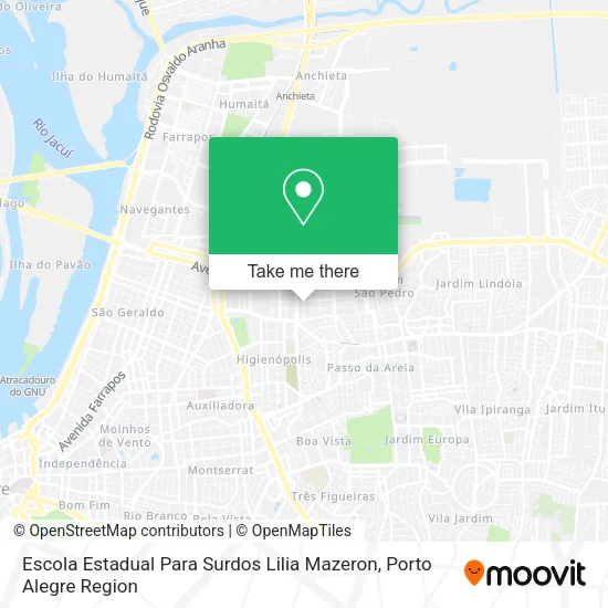 Escola Estadual Para Surdos Lilia Mazeron map