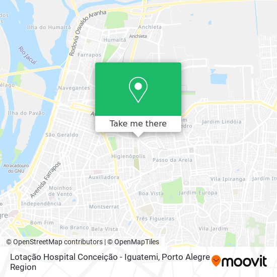 Mapa Lotação Hospital Conceição - Iguatemi