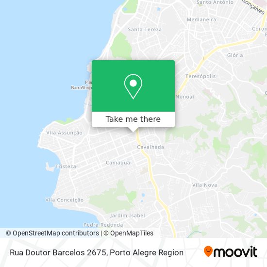 Mapa Rua Doutor Barcelos 2675