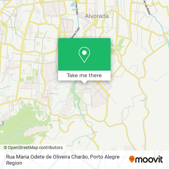 Rua Maria Odete de Oliveira Charão map