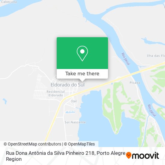 Rua Dona Antônia da Silva Pinheiro 218 map