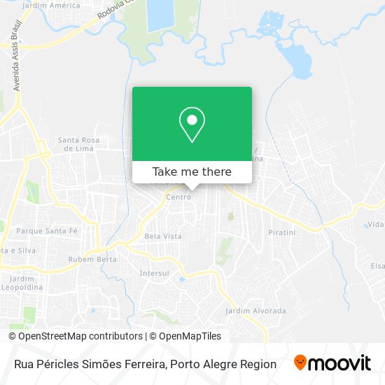 Rua Péricles Simões Ferreira map