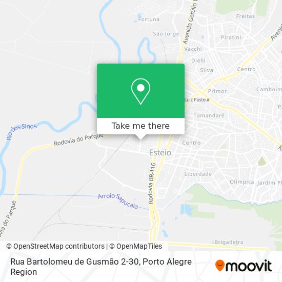 Mapa Rua Bartolomeu de Gusmão 2-30