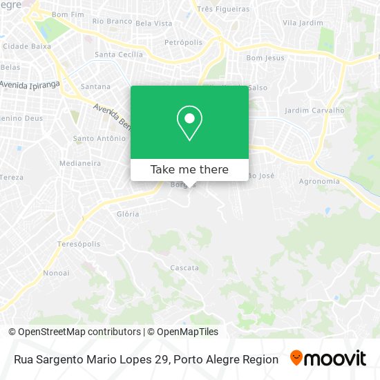 Mapa Rua Sargento Mario Lopes 29