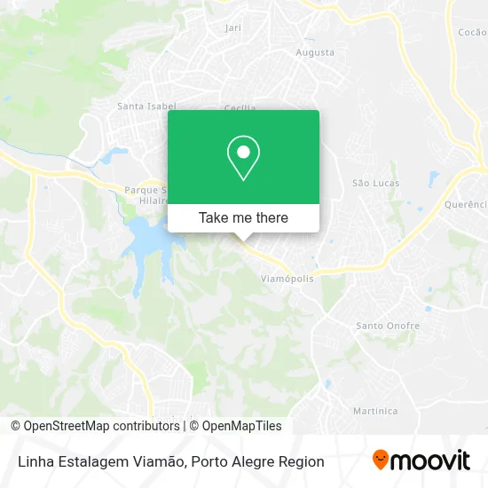 Linha Estalagem Viamão map