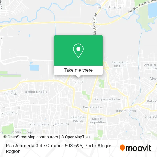 Rua Alameda 3 de Outubro 603-695 map