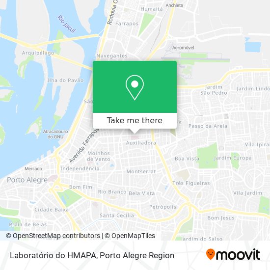 Laboratório do HMAPA map