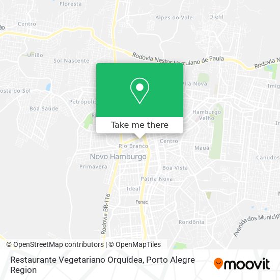 Restaurante Vegetariano Orquídea map