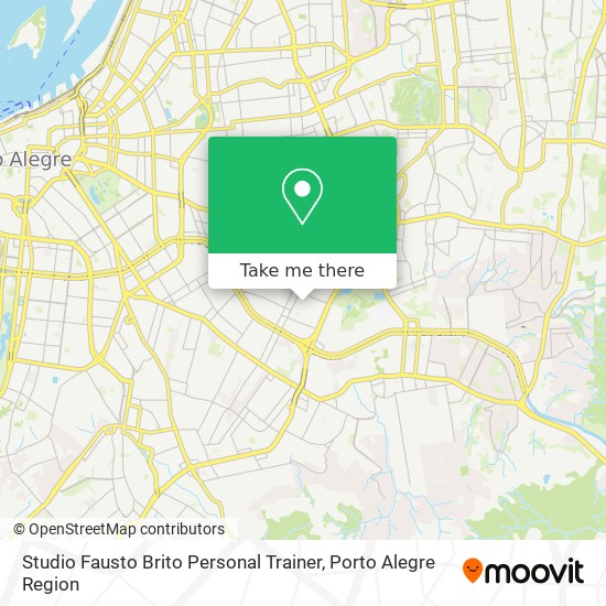 Studio Fausto Brito Personal Trainer map