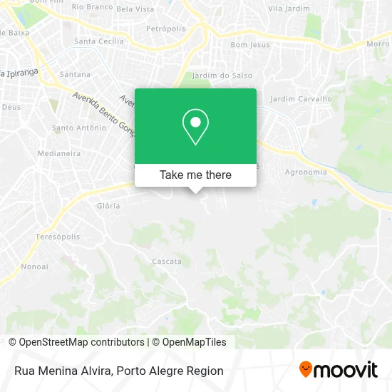 Rua Menina Alvira map