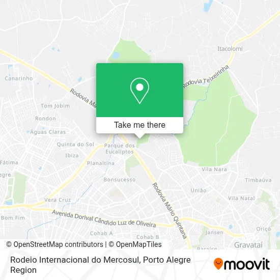 Rodeio Internacional do Mercosul map