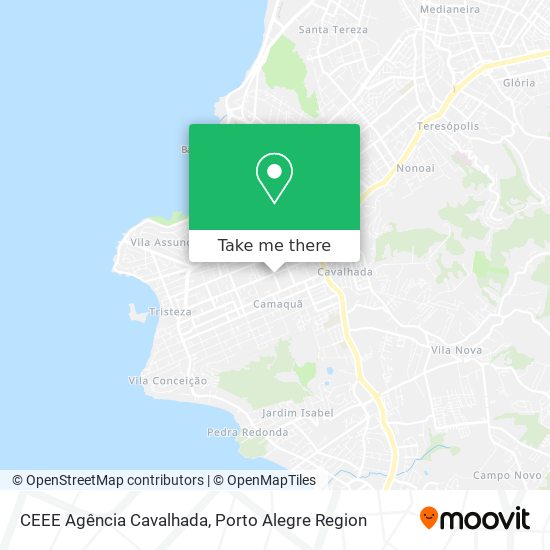 CEEE Agência Cavalhada map