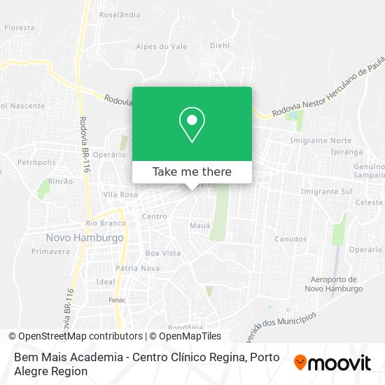 Bem Mais Academia - Centro Clínico Regina map