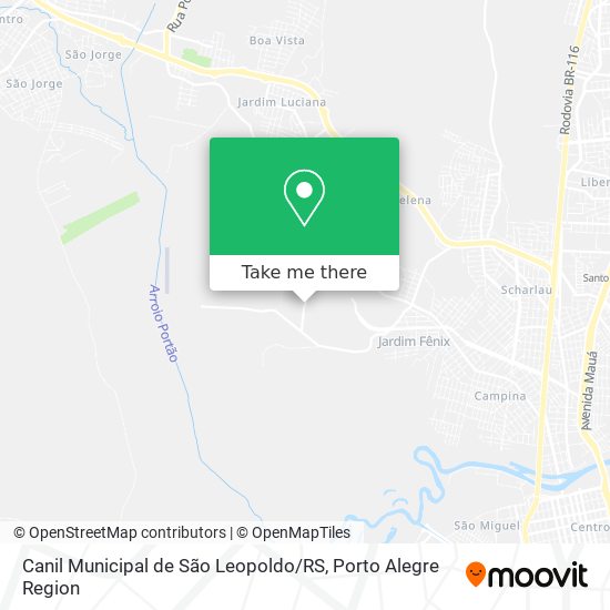Canil Municipal de São Leopoldo / RS map