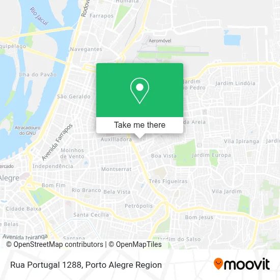 Rua Portugal 1288 map