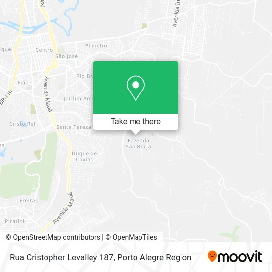 Rua Cristopher Levalley 187 map