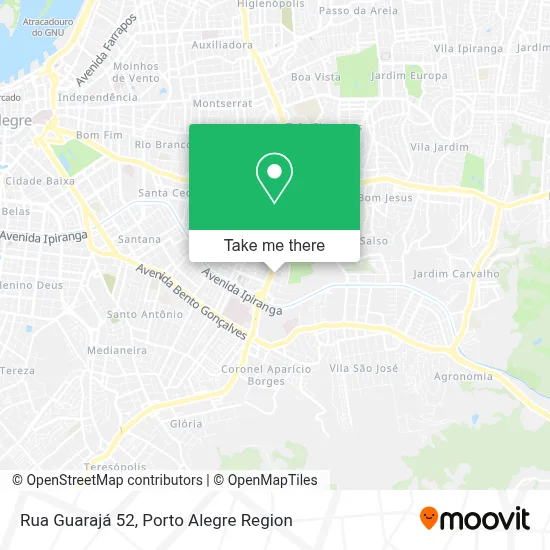 Rua Guarajá 52 map
