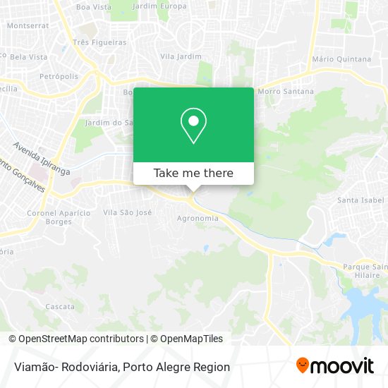 Mapa Viamão- Rodoviária