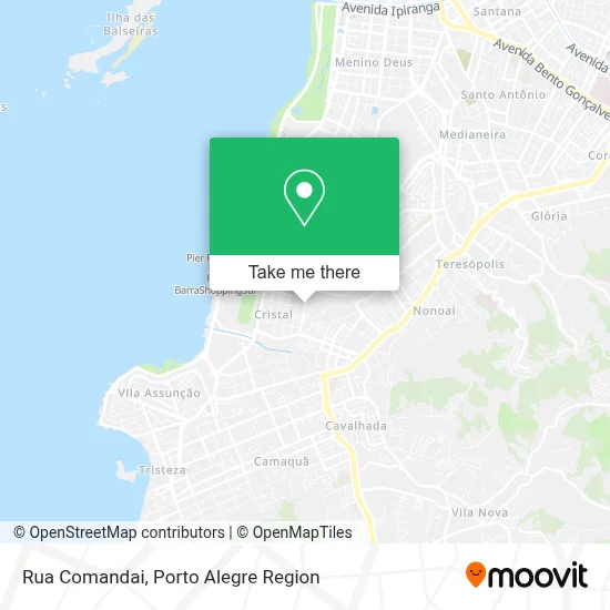 Rua Comandai map