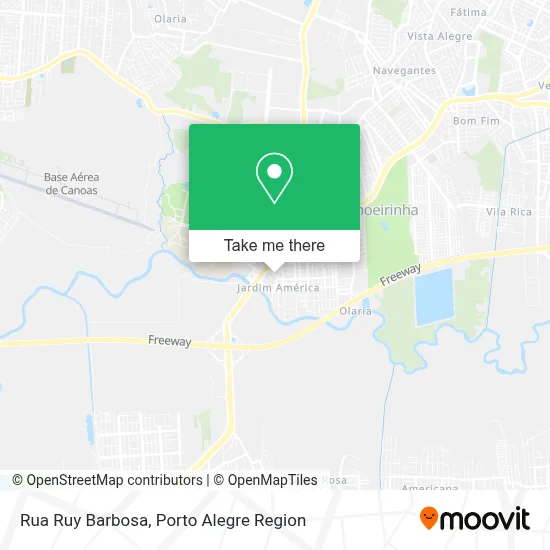 Rua Ruy Barbosa map