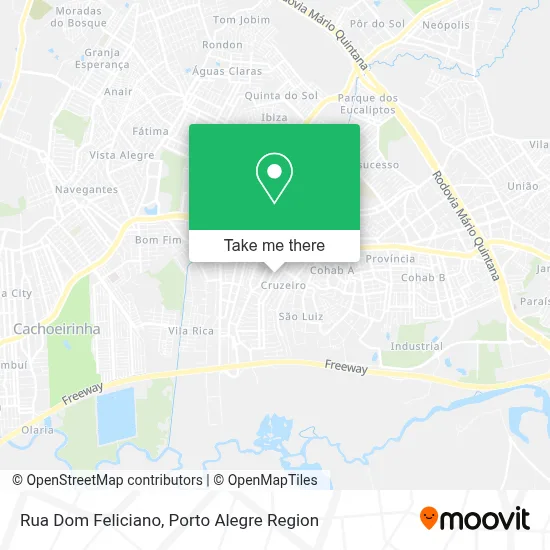Rua Dom Feliciano map