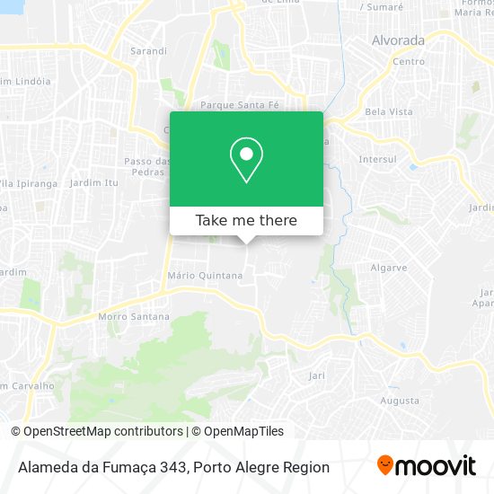 Alameda da Fumaça 343 map