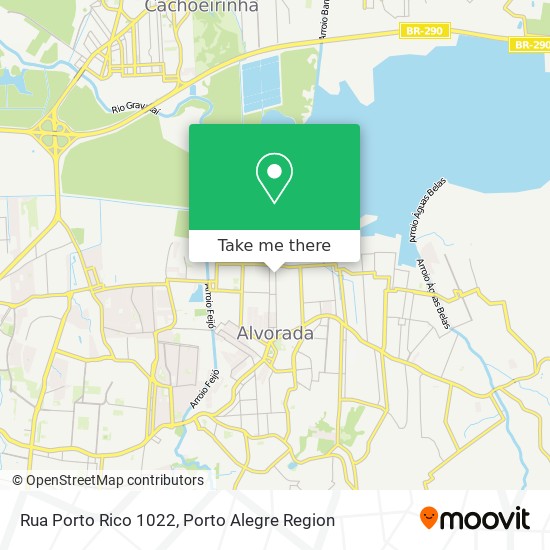 Mapa Rua Porto Rico 1022