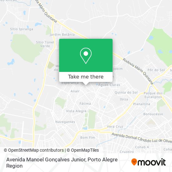 Avenida Manoel Gonçalves Junior map