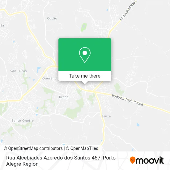 Rua Alcebíades Azeredo dos Santos 457 map